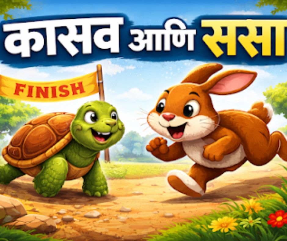 🐢 कासव आणि ससा 🐇