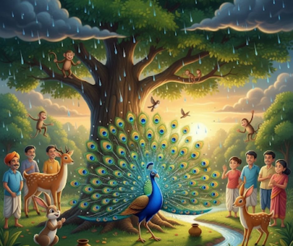 🦚 नाचणारा मोर 🎵