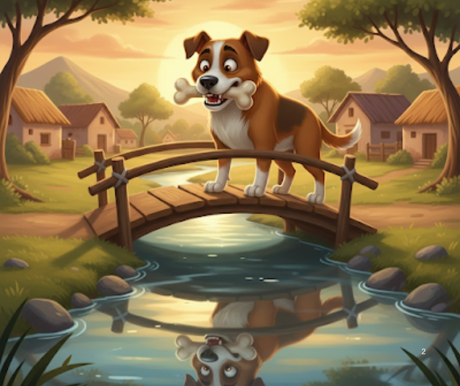 🐶 लोभी कुत्रा 🦴