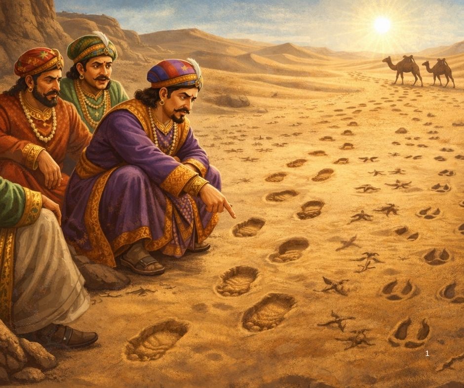 वाळवंटातील पाऊलखुणा