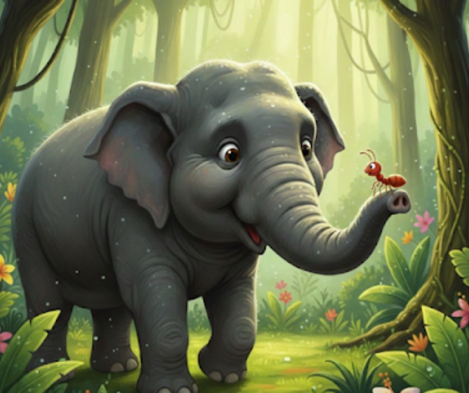 🐘 हत्ती आणि लहान मुंगी 🐜