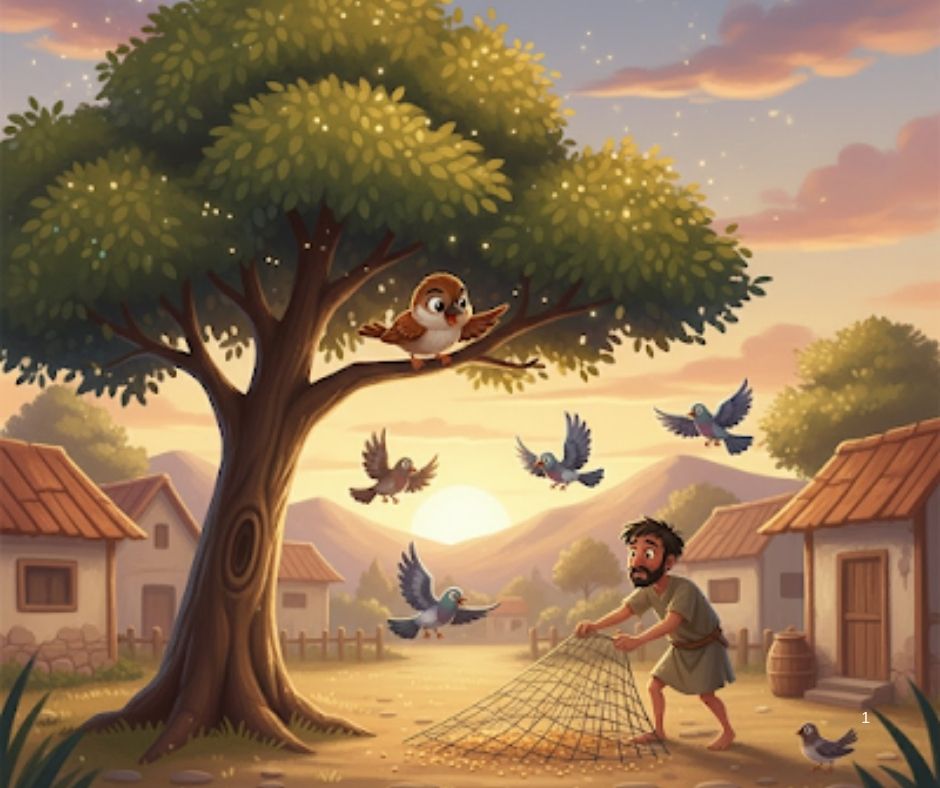 🐦 हुशार चिमणी