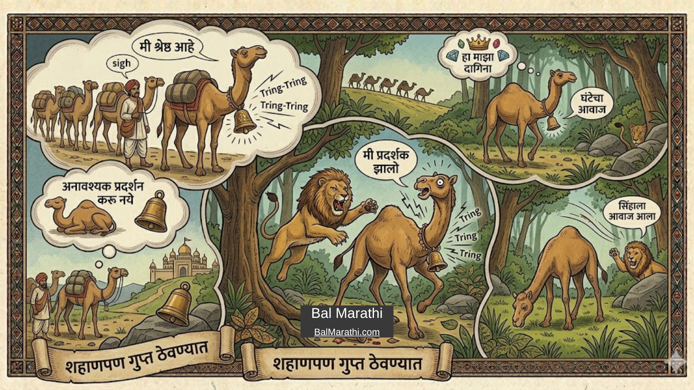 उंट आणि घंटा