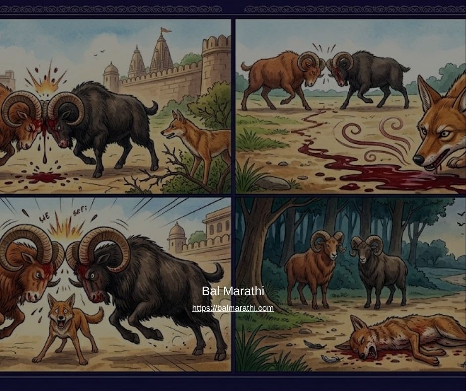 मेंढा आणि कोल्हा