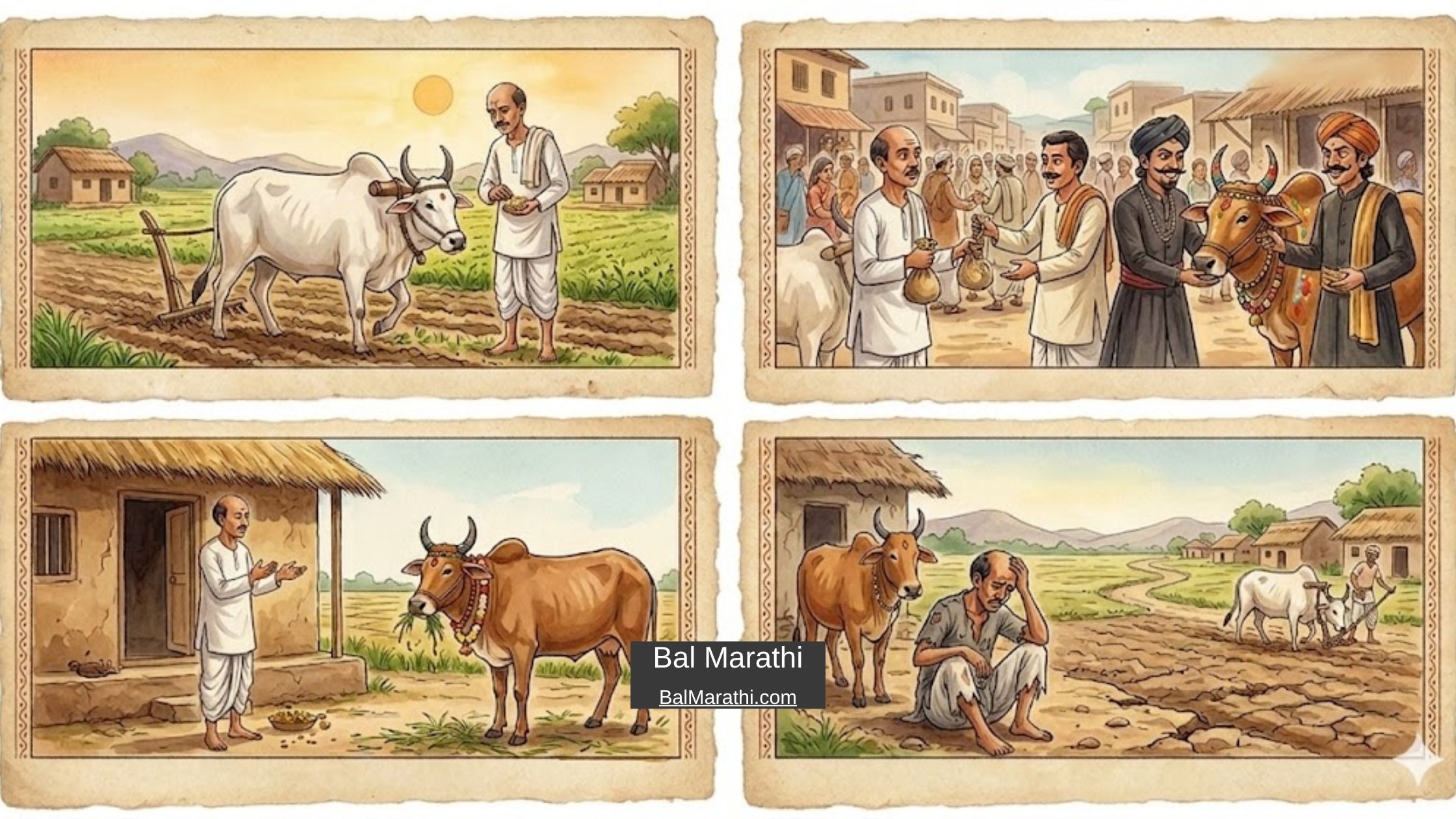 लोभी ब्राह्मण आणि त्याचा बैल