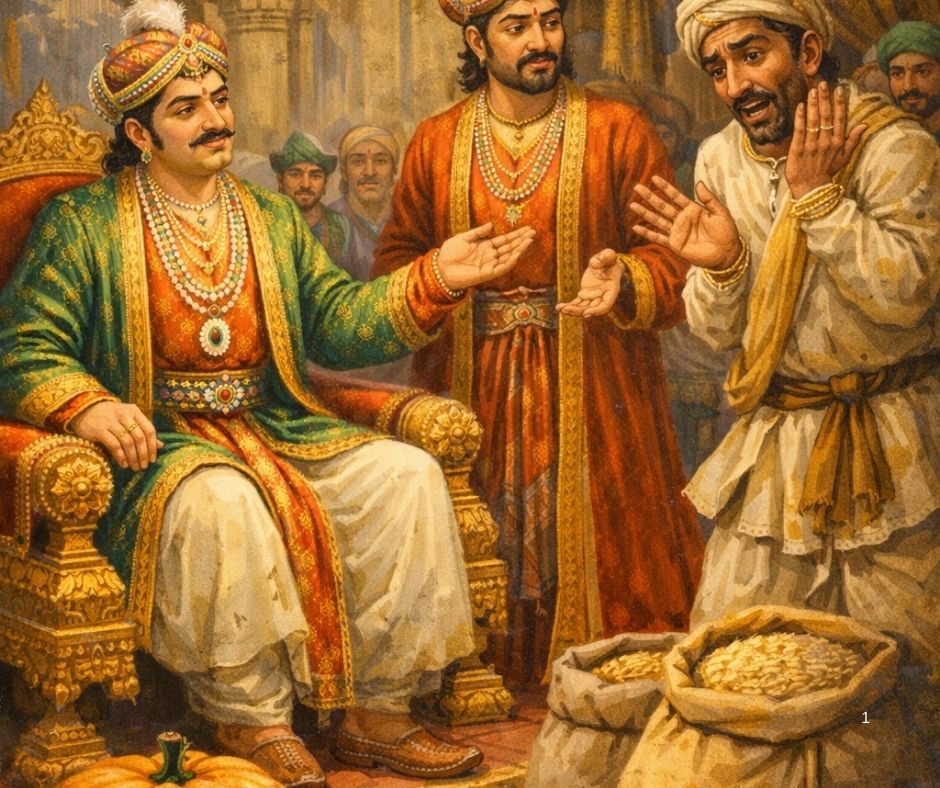 लोभी व्यापारी