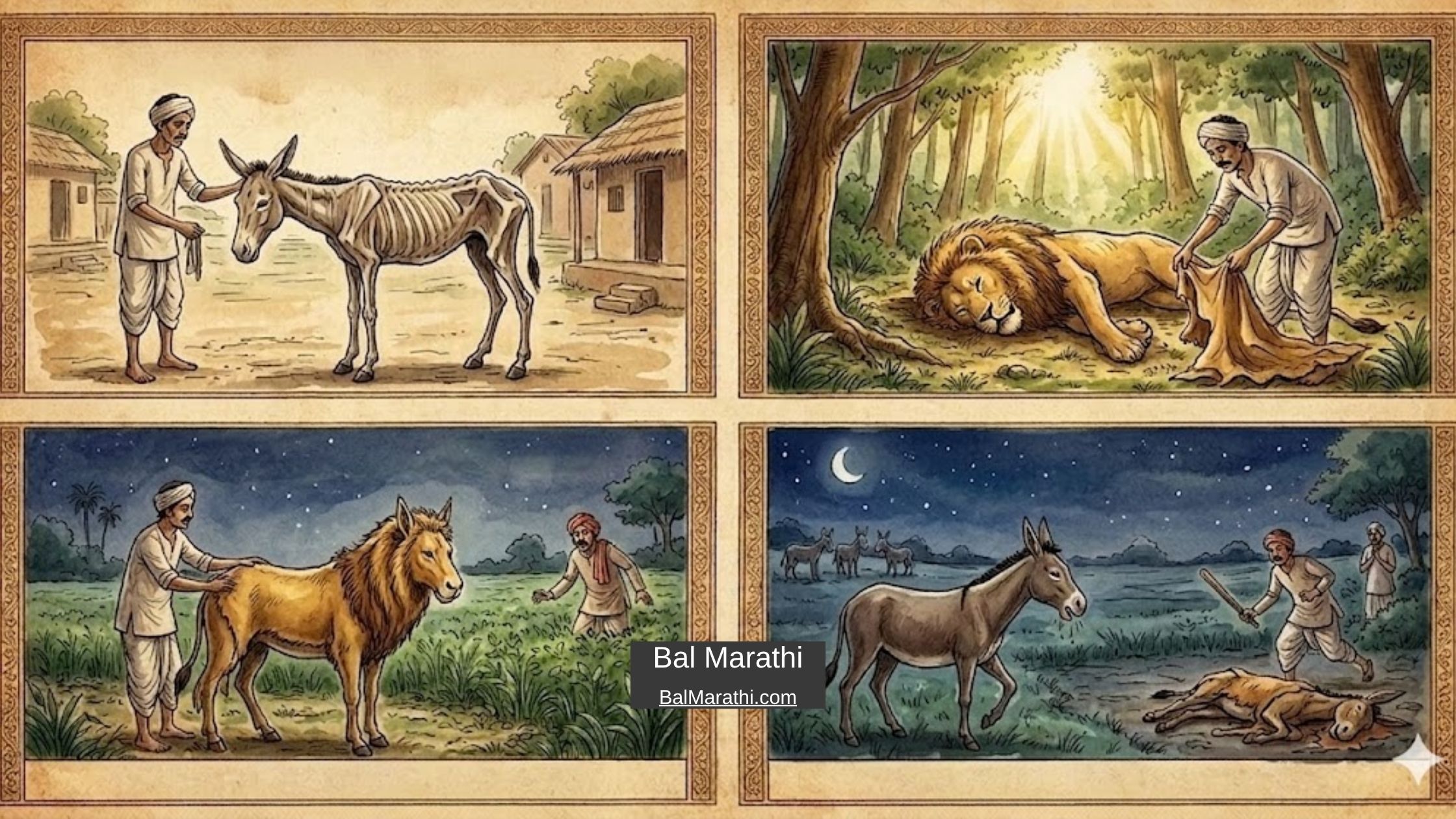 सिंहाची कातडी पांघरलेले गाढव